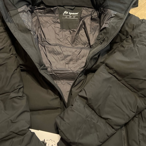 COPY - fit space Men's Insulated Synthetic Down Puffer Jacket Winter Warm Coat … - Picture 7 of 7